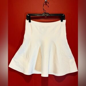 BCBG white skirt fit and flare